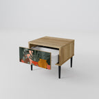TROPICAL COMPOSITION Nachttisch in Eiche-Optik