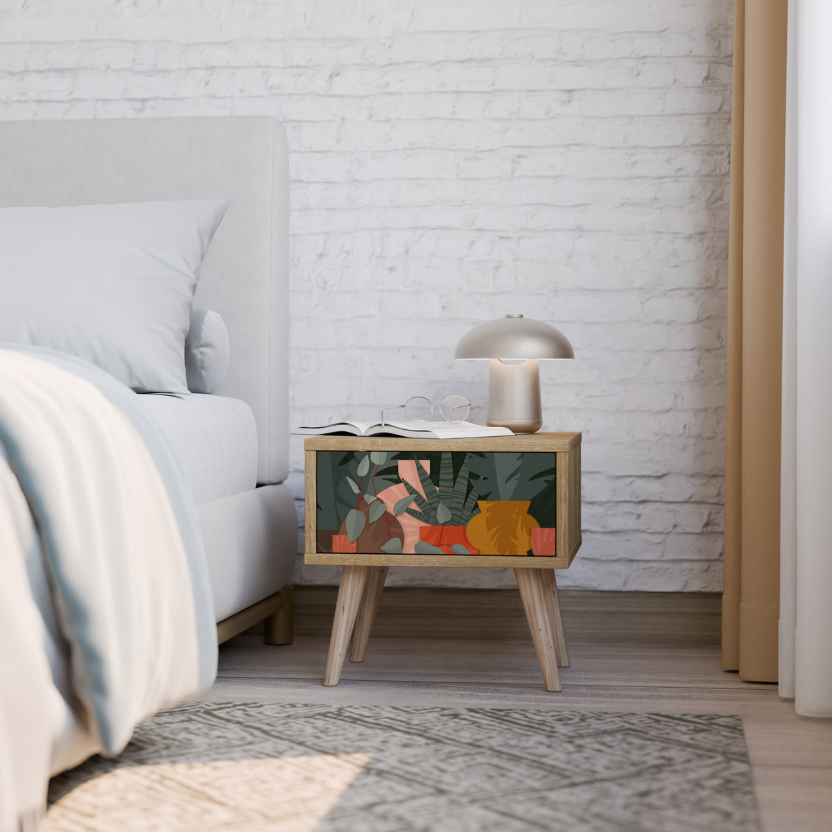 TROPICAL COMPOSITION Nightstand