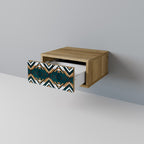 ARTISTIC GEOMETRY Nachttisch in Eiche-Optik