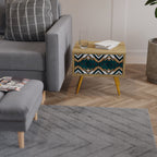 ARTISTIC GEOMETRY Nachttisch in Eiche-Optik