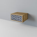 GRAPHITE EYES Nachttisch in Eiche-Optik