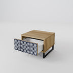 GRAPHITE EYES Nachttisch in Eiche-Optik