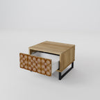 BROWN EYES Nachttisch in Eiche-Optik