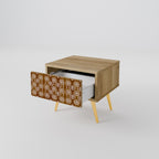 BROWN EYES Nachttisch in Eiche-Optik