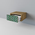 GREEN EYES Nachttisch in Eiche-Optik