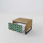 GREEN EYES Nachttisch in Eiche-Optik