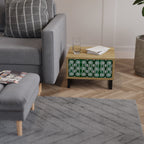 GREEN EYES Nachttisch in Eiche-Optik