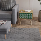 GREEN EYES Nachttisch in Eiche-Optik