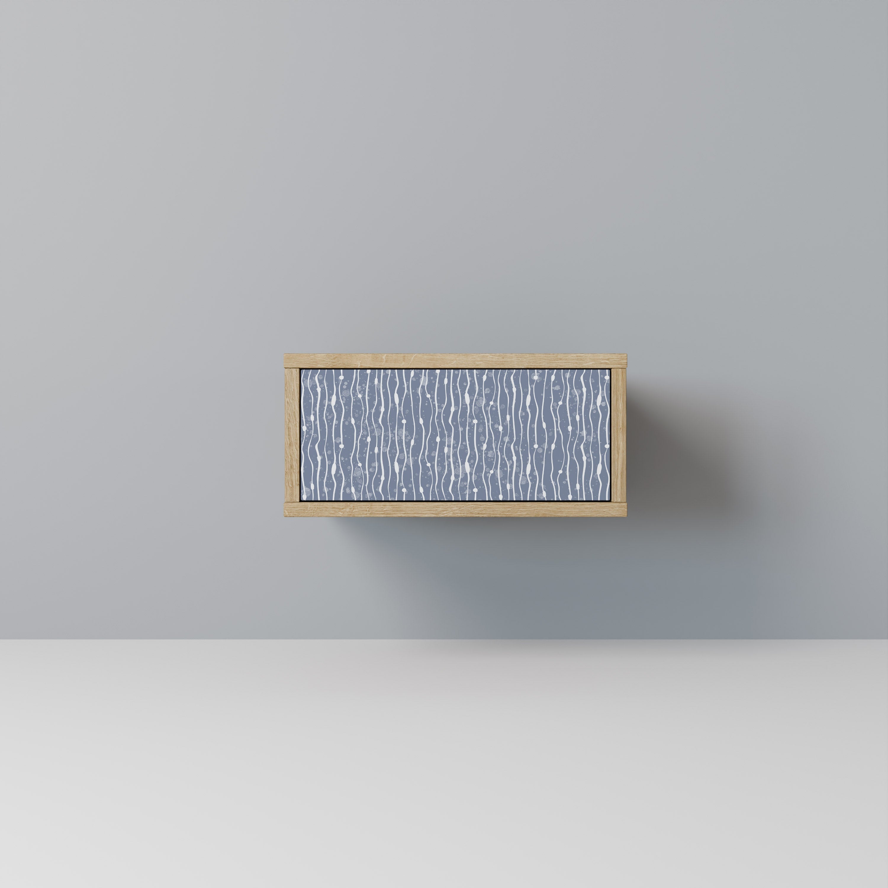 GRAPHITE RAIN Nachttisch in Eichenoptik