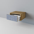 GRAPHITE RAIN Nachttisch in Eiche-Optik