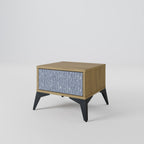 GRAPHITE RAIN Nachttisch in Eiche-Optik