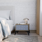 GRAPHITE RAIN Nachttisch in Eiche-Optik