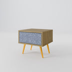 GRAPHITE RAIN Nachttisch in Eiche-Optik