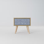 GRAPHITE RAIN Nachttisch in Eiche-Optik