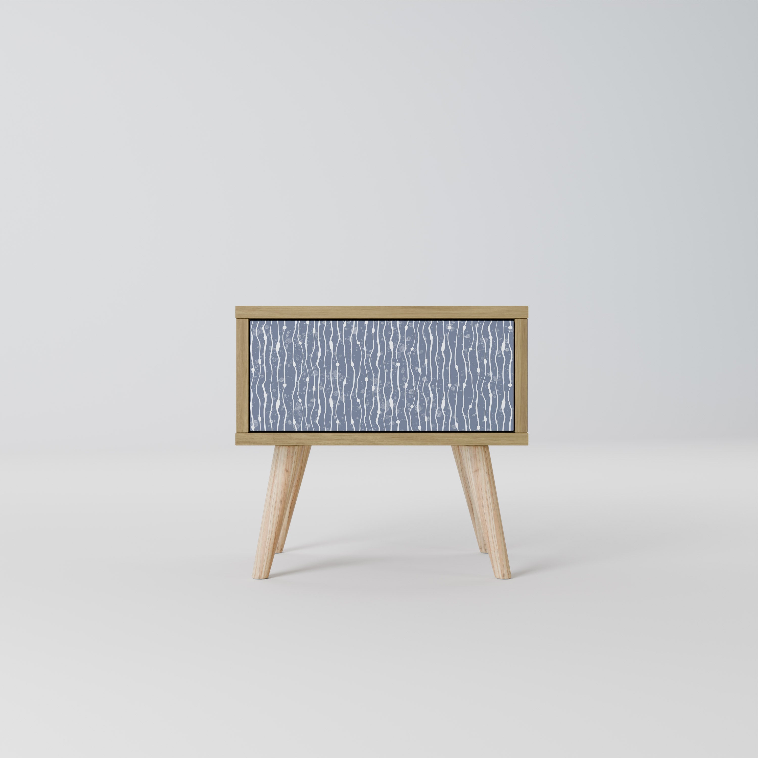 GRAPHITE RAIN Nachttisch in Eichenoptik