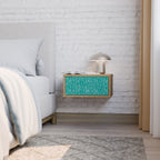 TURQUOISE RAIN Nachttisch in Eiche-Optik