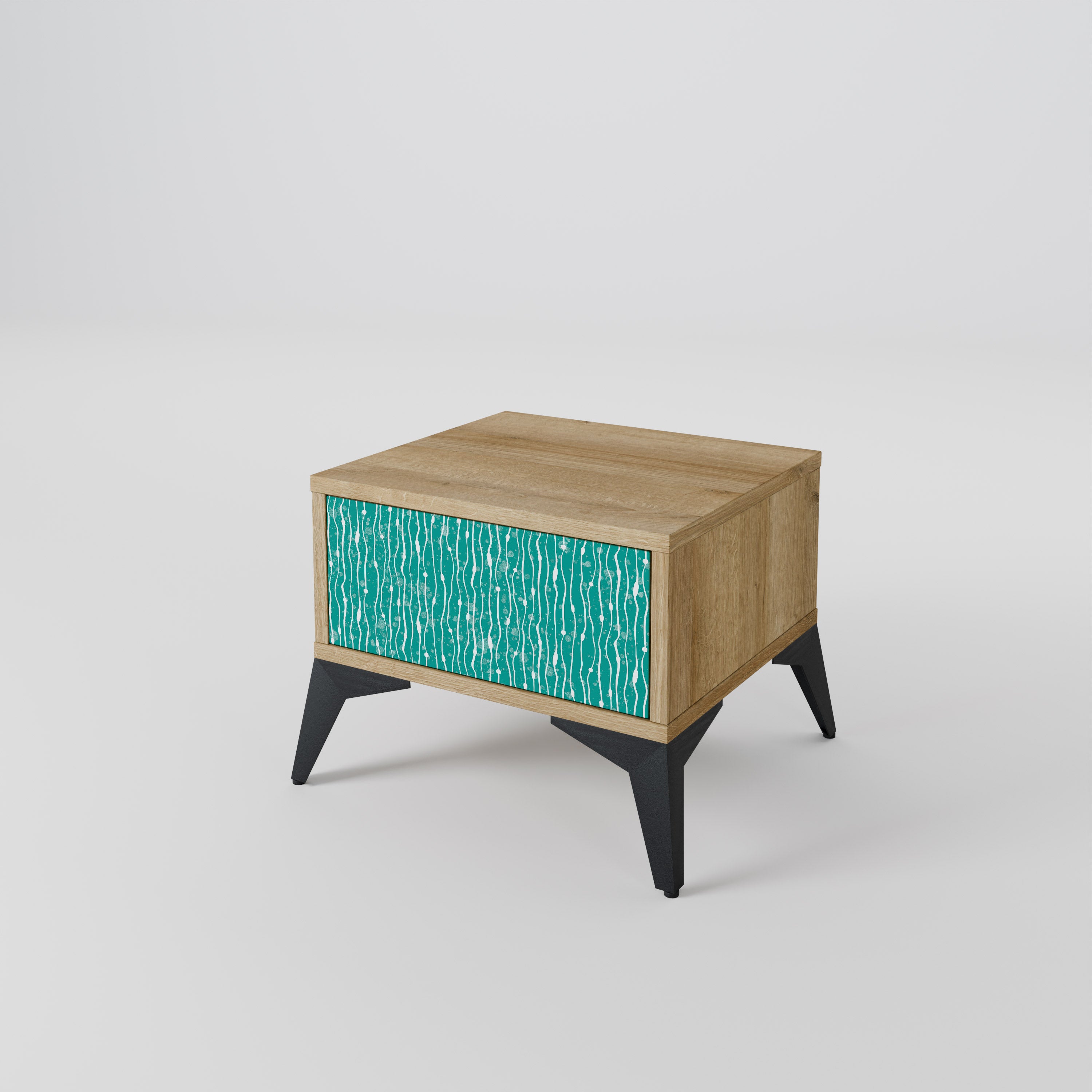 TURQUOISE RAIN Nightstand