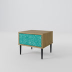 TURQUOISE RAIN Nachttisch in Eiche-Optik