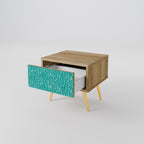 TURQUOISE RAIN Nachttisch in Eiche-Optik