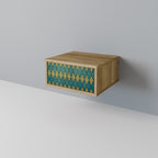 POLYGONS Nachttisch in Eiche-Optik