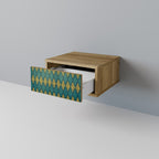 POLYGONS Nachttisch in Eiche-Optik