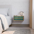 POLYGONS Nachttisch in Eiche-Optik