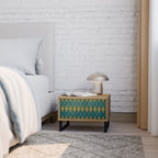 POLYGONS Nachttisch in Eiche-Optik