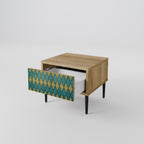 POLYGONS Nachttisch in Eiche-Optik