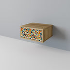 TESSELATE TREASURES Nachttisch in Eiche-Optik