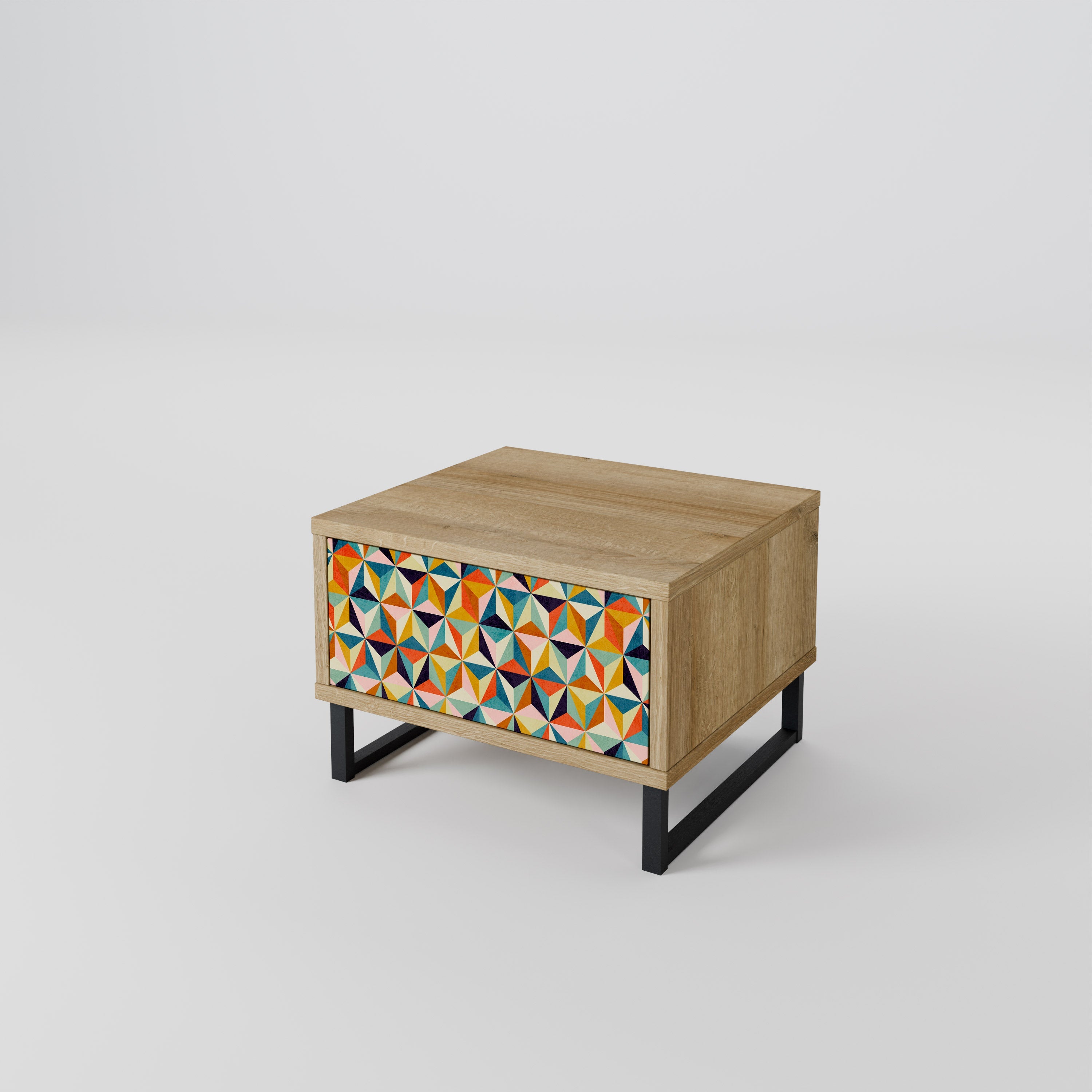 TESSELATE TREASURES Nachttisch in Eichenoptik