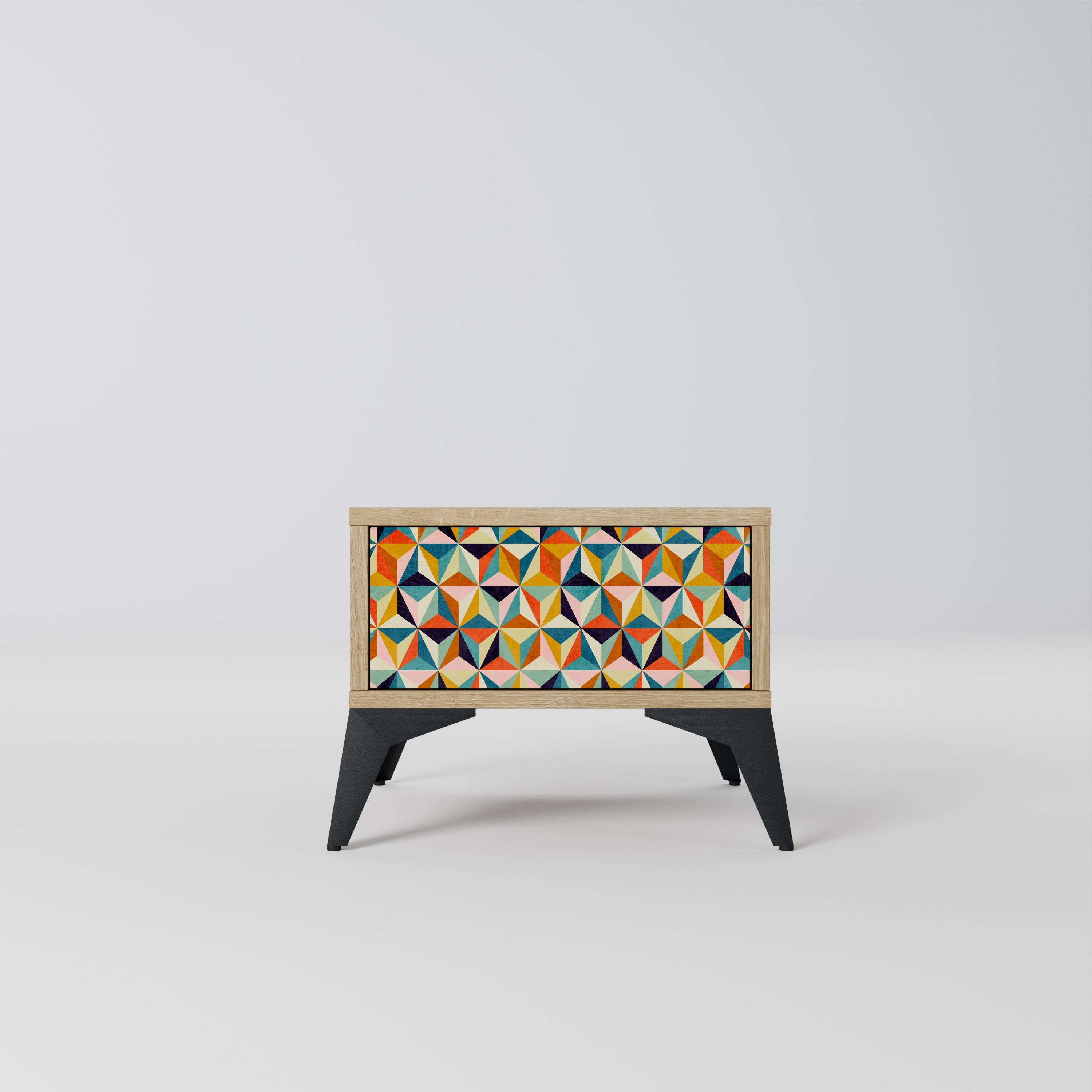 TESSELATE TREASURES Nachttisch in Eichenoptik