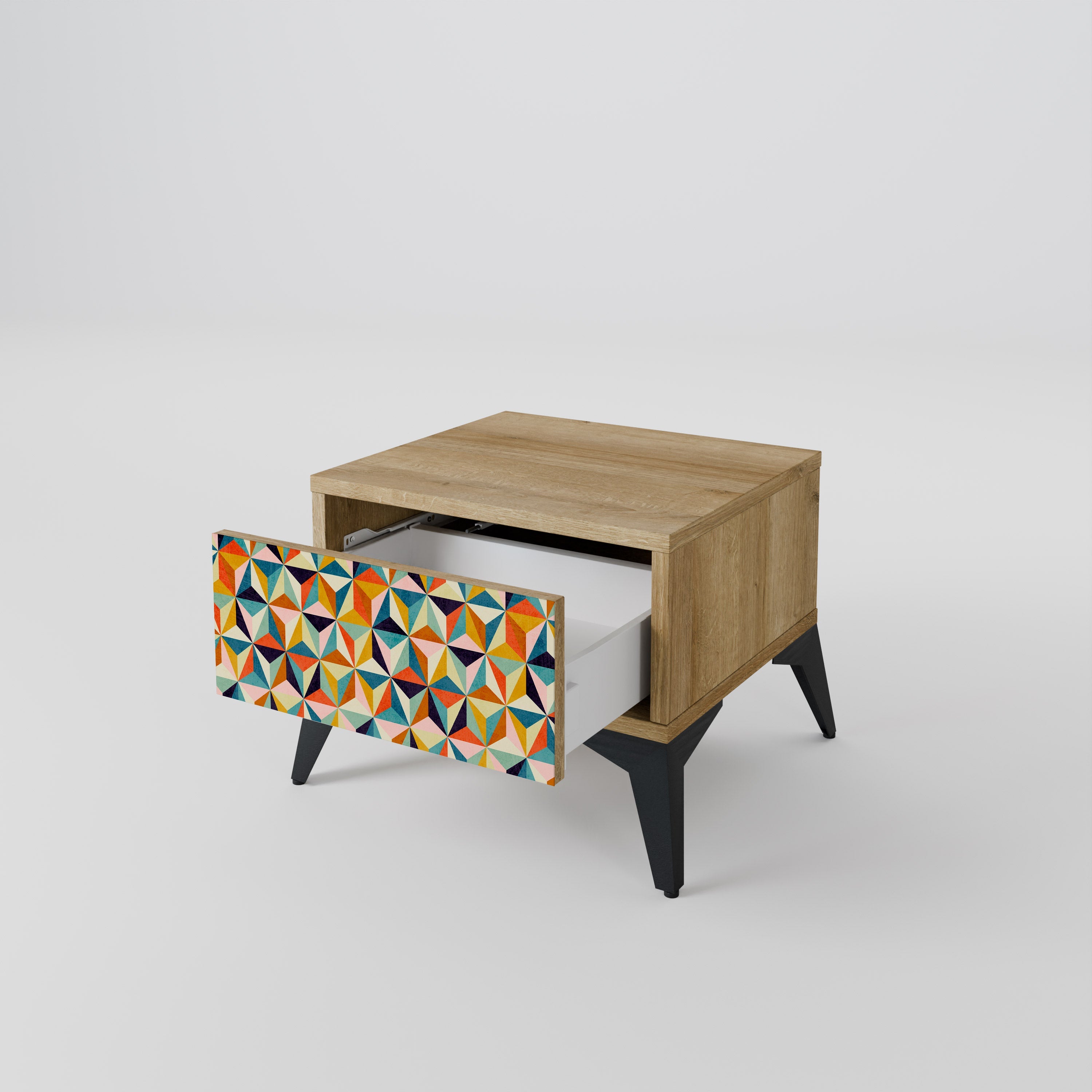 TESSELATE TREASURES Nachttisch in Eichenoptik