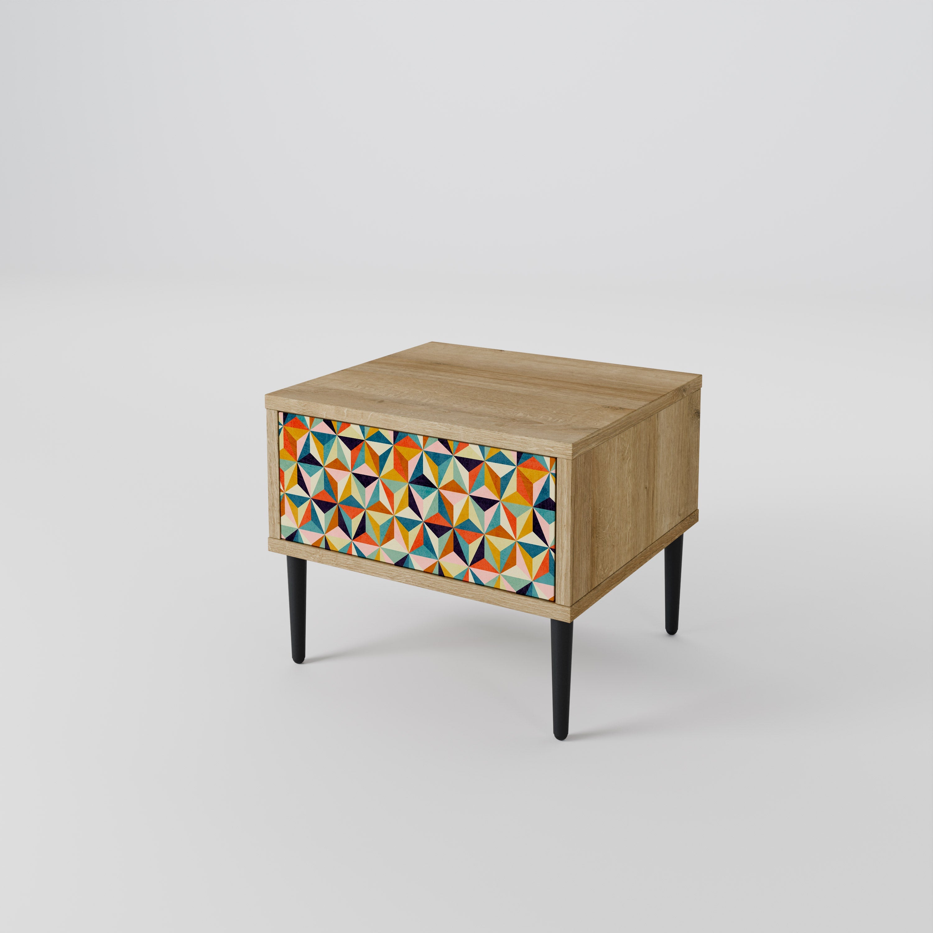 TESSELATE TREASURES Nachttisch in Eichenoptik