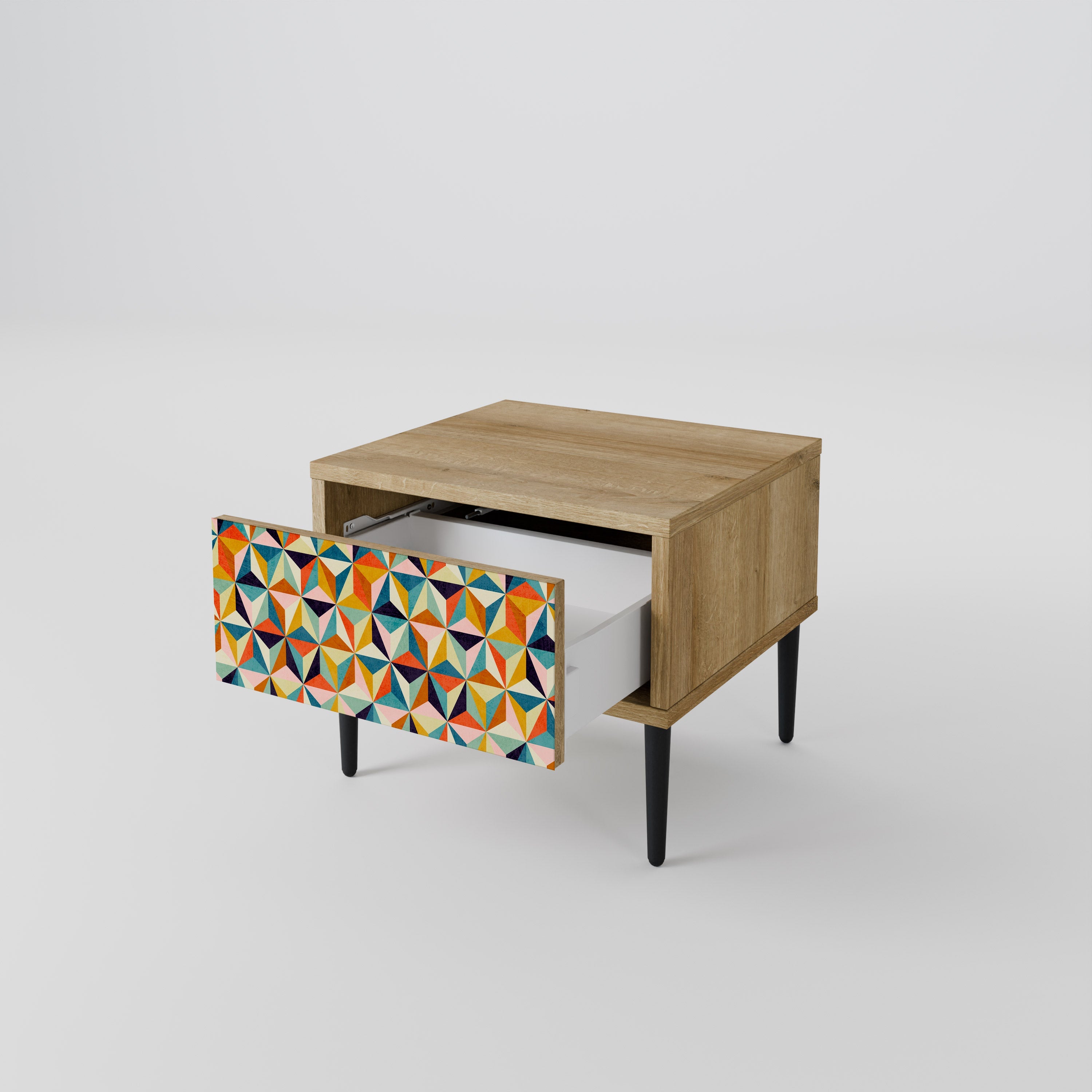 TESSELATE TREASURES Nachttisch in Eichenoptik