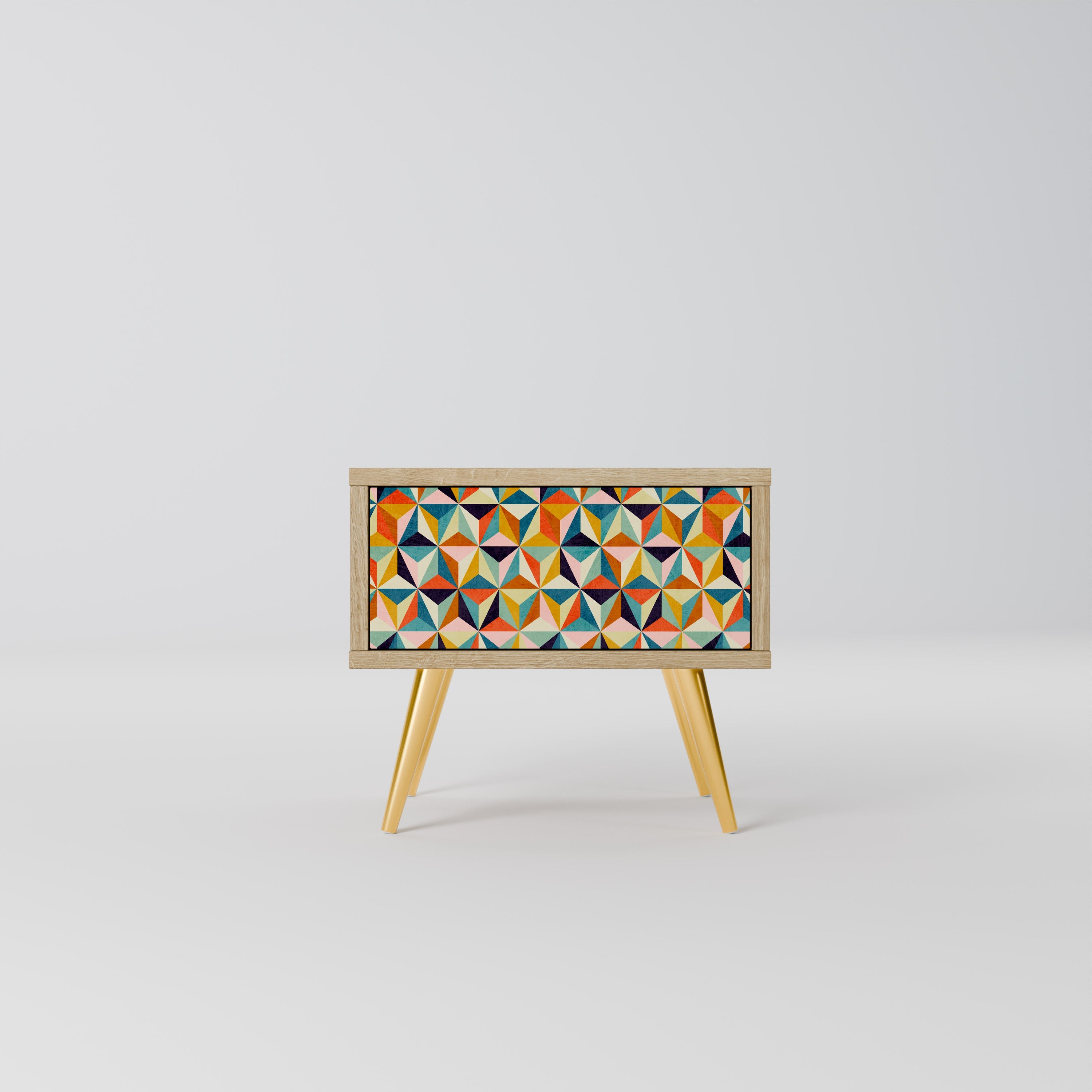 TESSELATE TREASURES Nachttisch in Eichenoptik