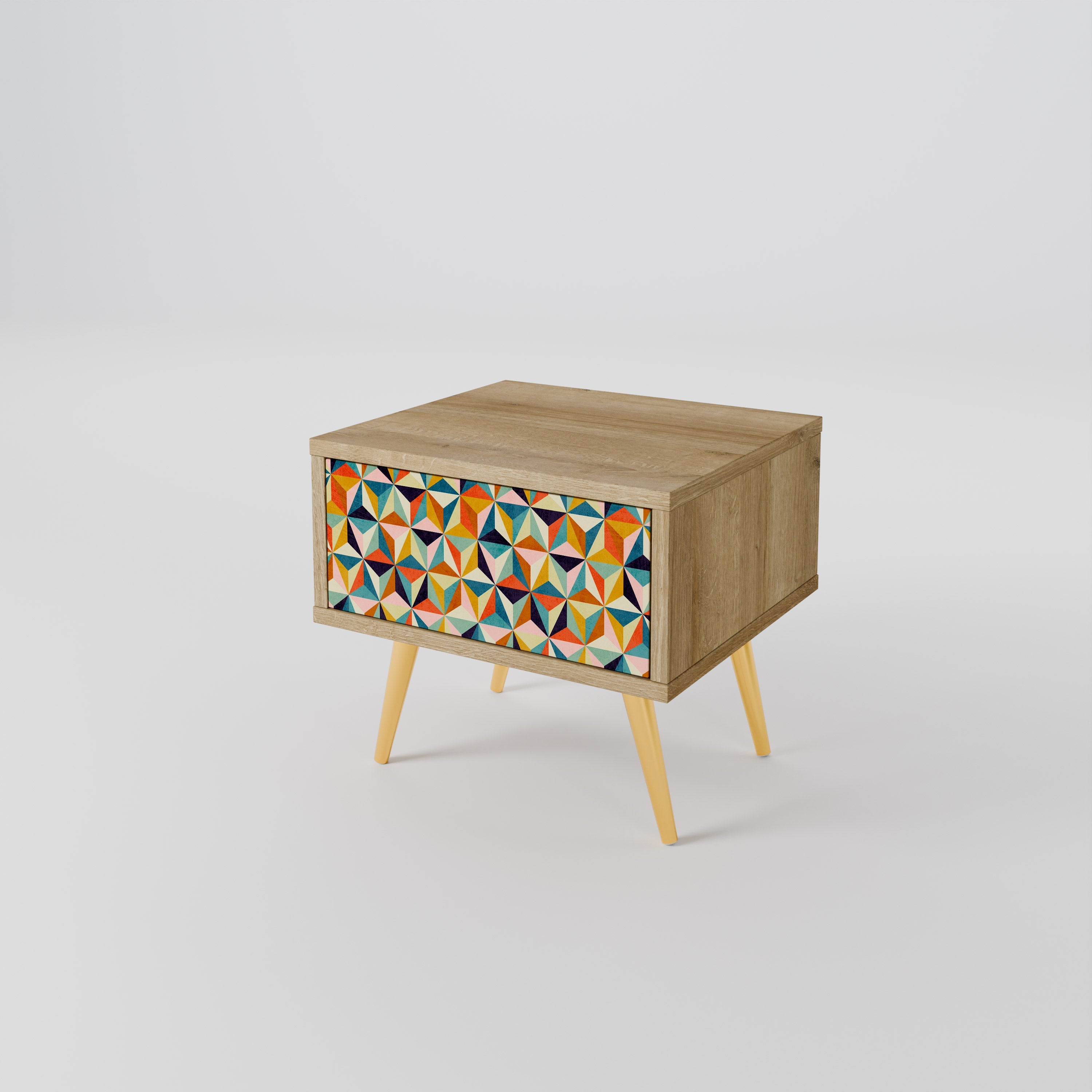 TESSELATE TREASURES Nachttisch in Eichenoptik