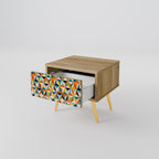 TESSELATE TREASURES Nachttisch in Eiche-Optik