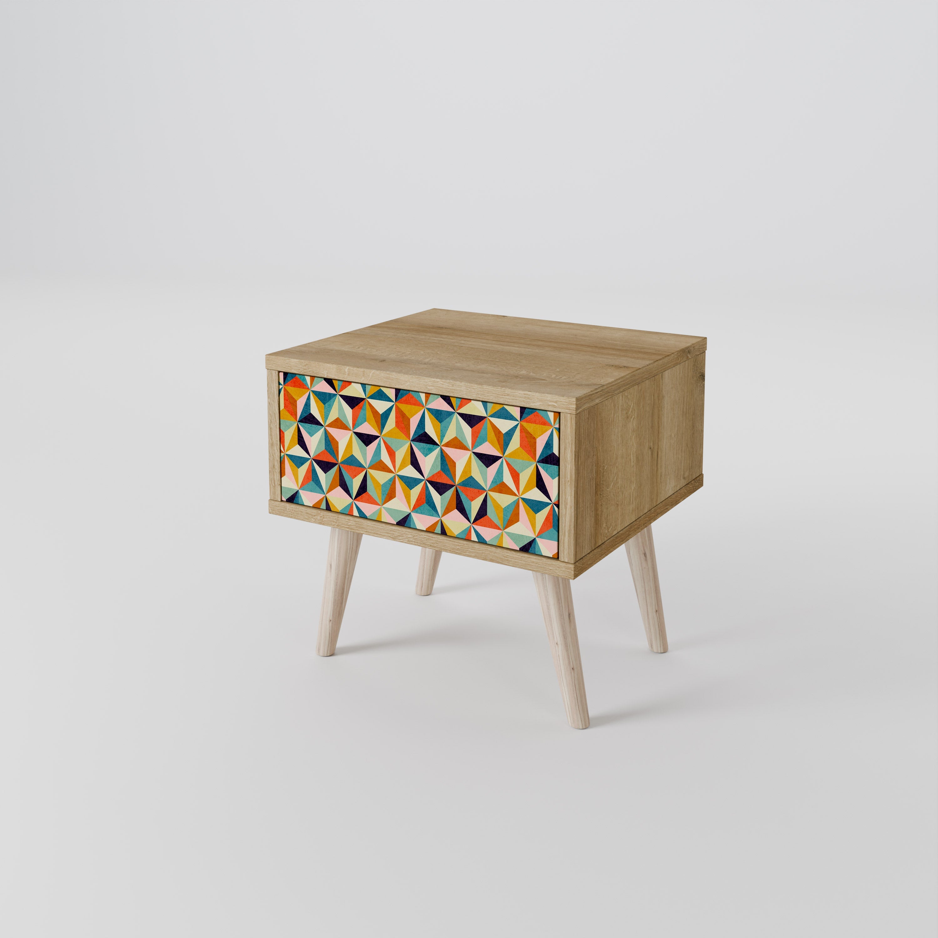 TESSELATE TREASURES Nachttisch in Eichenoptik