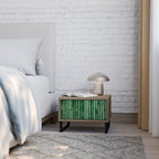 NATURAL GREEN Nachttisch in Eiche-Optik