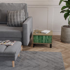 NATURAL GREEN Nachttisch in Eiche-Optik