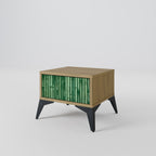 NATURAL GREEN Nachttisch in Eiche-Optik