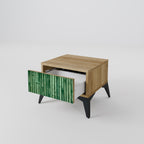 NATURAL GREEN Nachttisch in Eiche-Optik