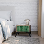 NATURAL GREEN Nachttisch in Eiche-Optik