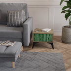 NATURAL GREEN Nachttisch in Eiche-Optik