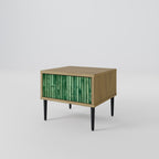 NATURAL GREEN Nachttisch in Eiche-Optik