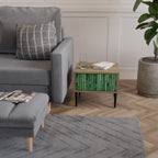 NATURAL GREEN Nachttisch in Eiche-Optik