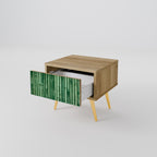 NATURAL GREEN Nachttisch in Eiche-Optik