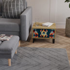 CRACKED ILLUSION Nachttisch in Eiche-Optik