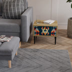 CRACKED ILLUSION Nachttisch in Eiche-Optik