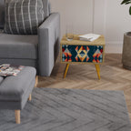 CRACKED ILLUSION Nachttisch in Eiche-Optik